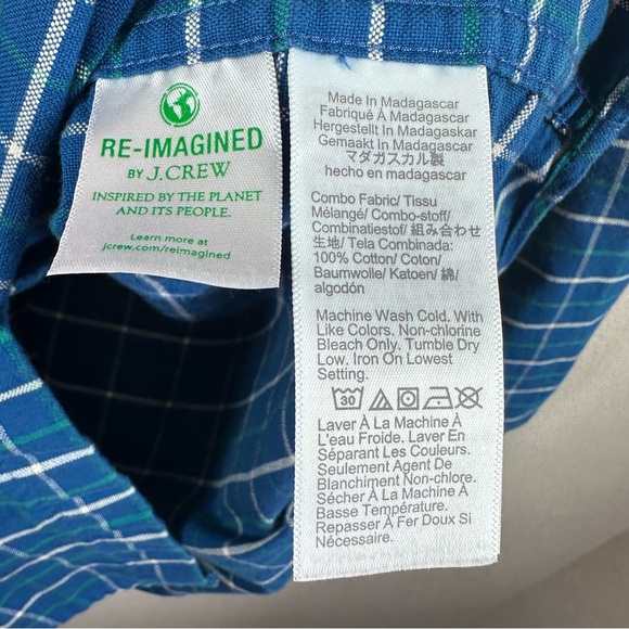 J. Crew 100% Cotton Flex Oxford Long Sleeve Button Down Shirt Slim Fit XXL EUC - Picture 5 of 6